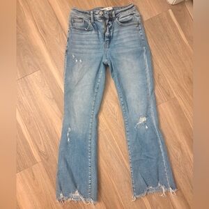 Willow and root jeans! Cropped flared out